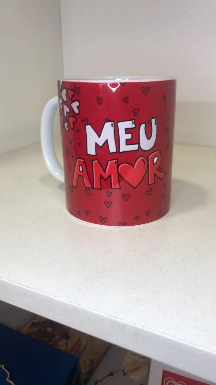 imagem de Caneca meu amor vermelha.