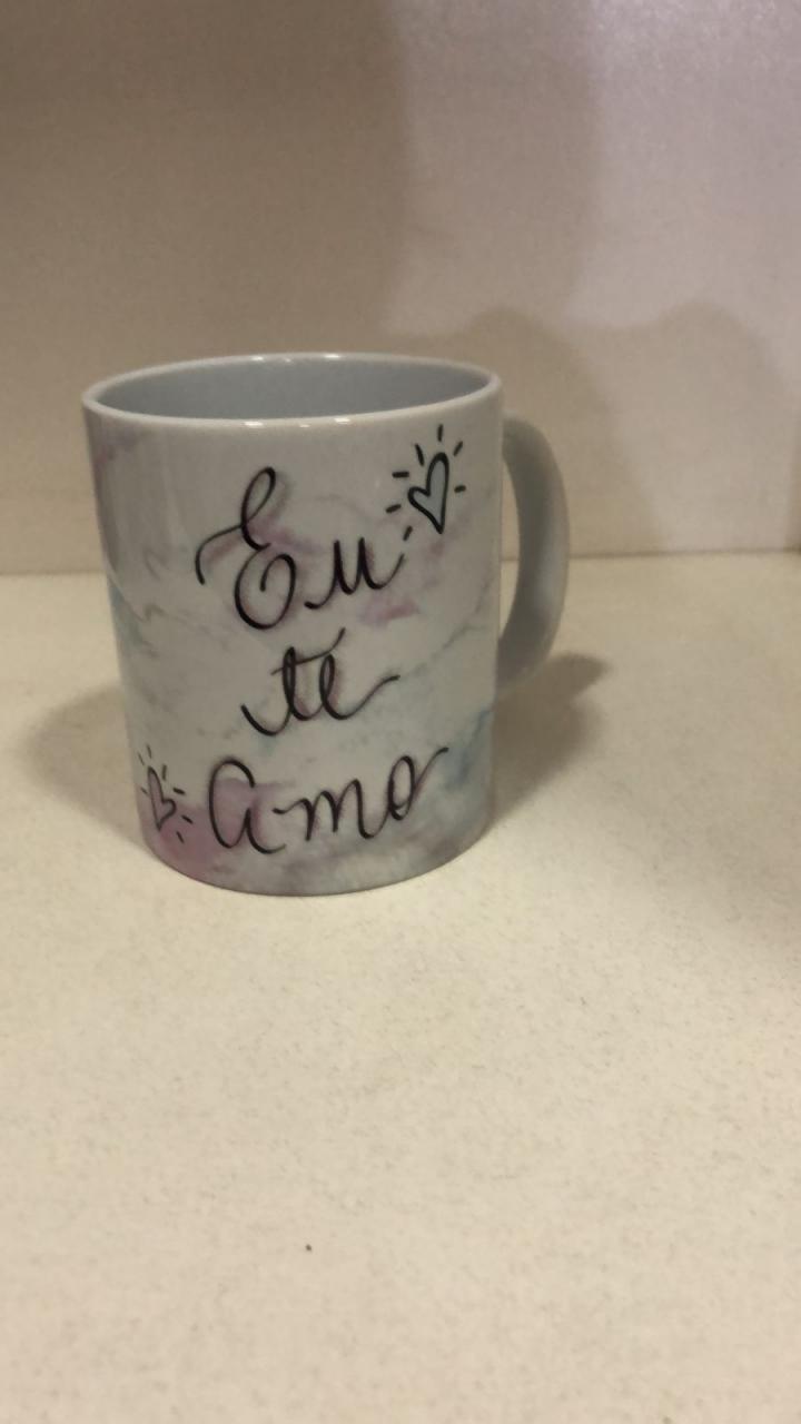 imagem de Caneca eu te amo branca.