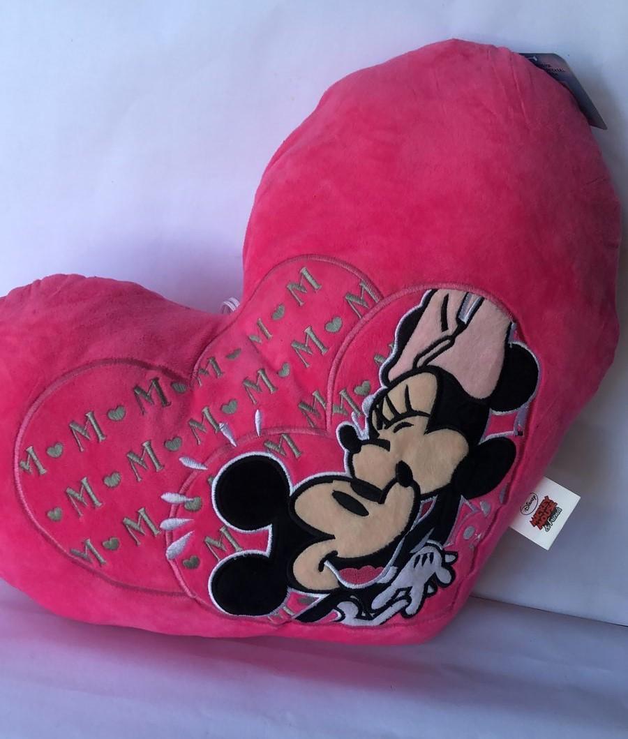 imagem de Pelúcia Coração Rosa Mickey e Minnie