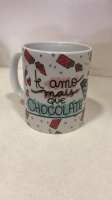 imagem de Caneca te amo mais que chocolate.